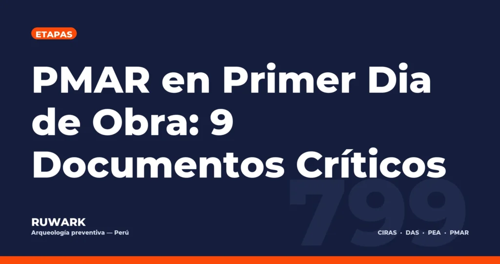 Portada blog 799 - PMAR en Primer Dia de Obra: 9 Documentos Criticos
