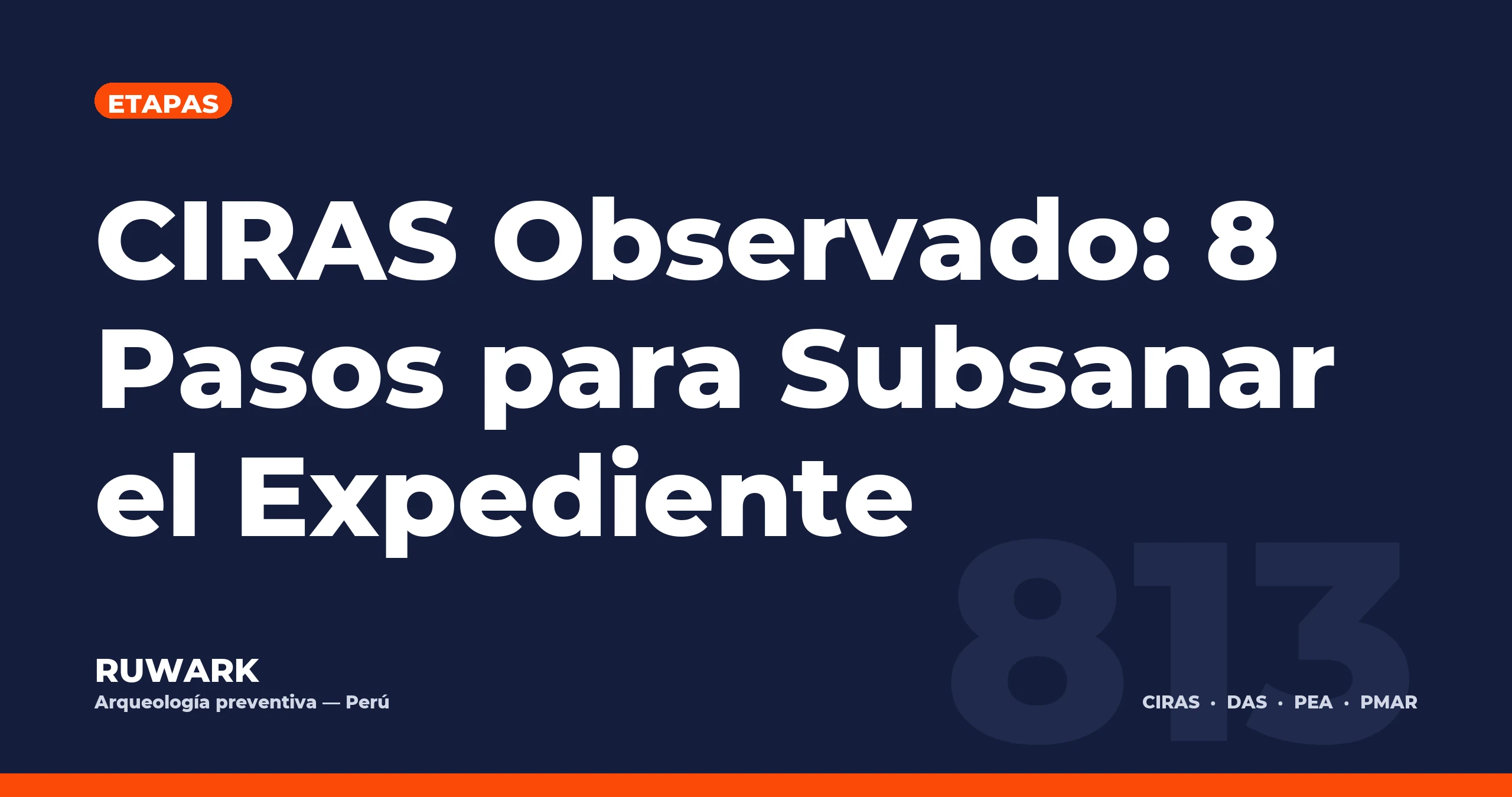 Portada blog 813 - CIRAS Observado: 8 Pasos para Subsanar el Expediente