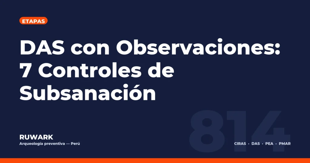 Portada blog 814 - DAS con Observaciones: 7 Controles de Subsanacion