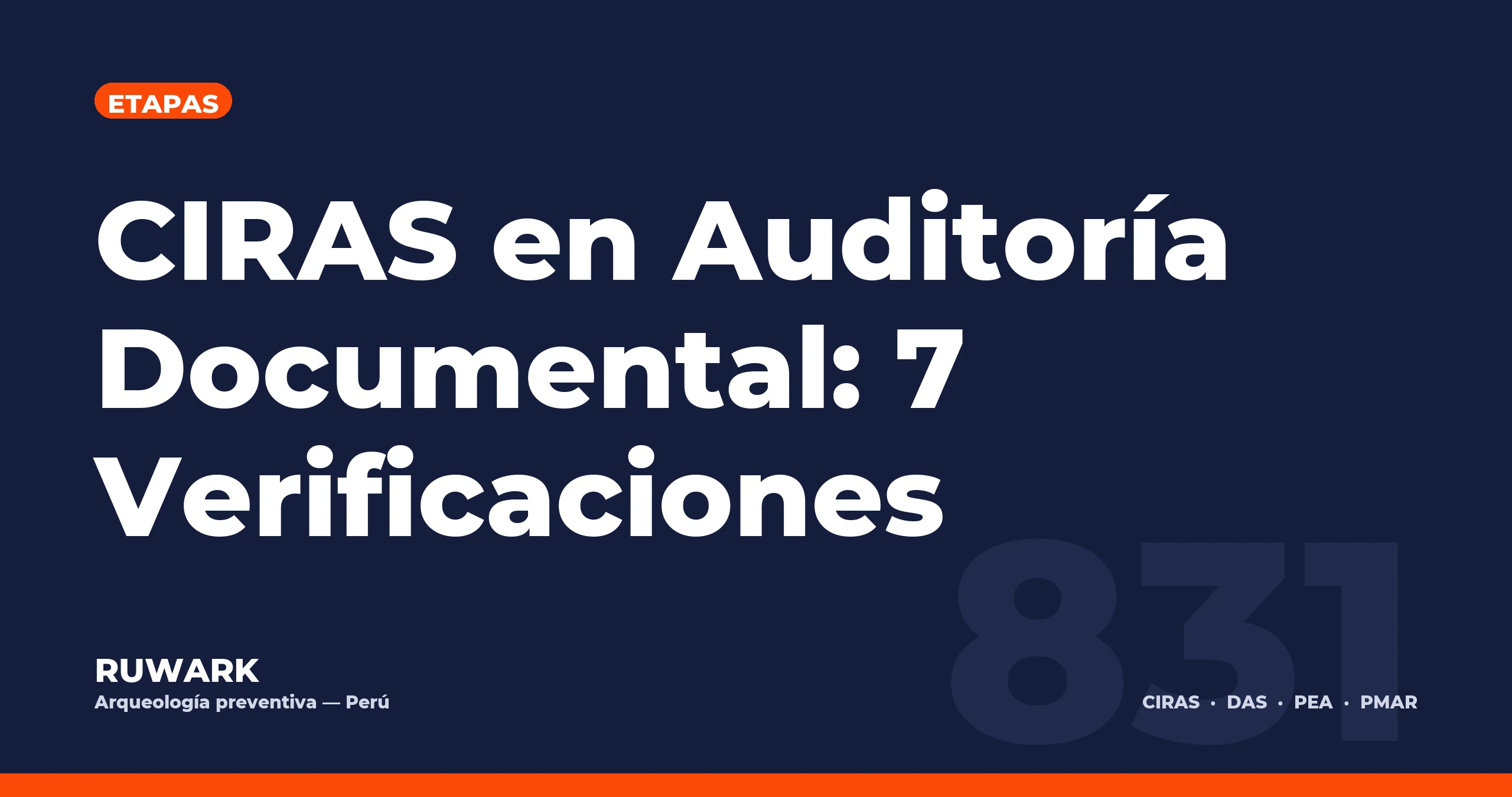Portada blog 831 - CIRAS en Auditoria Documental: 7 Verificaciones