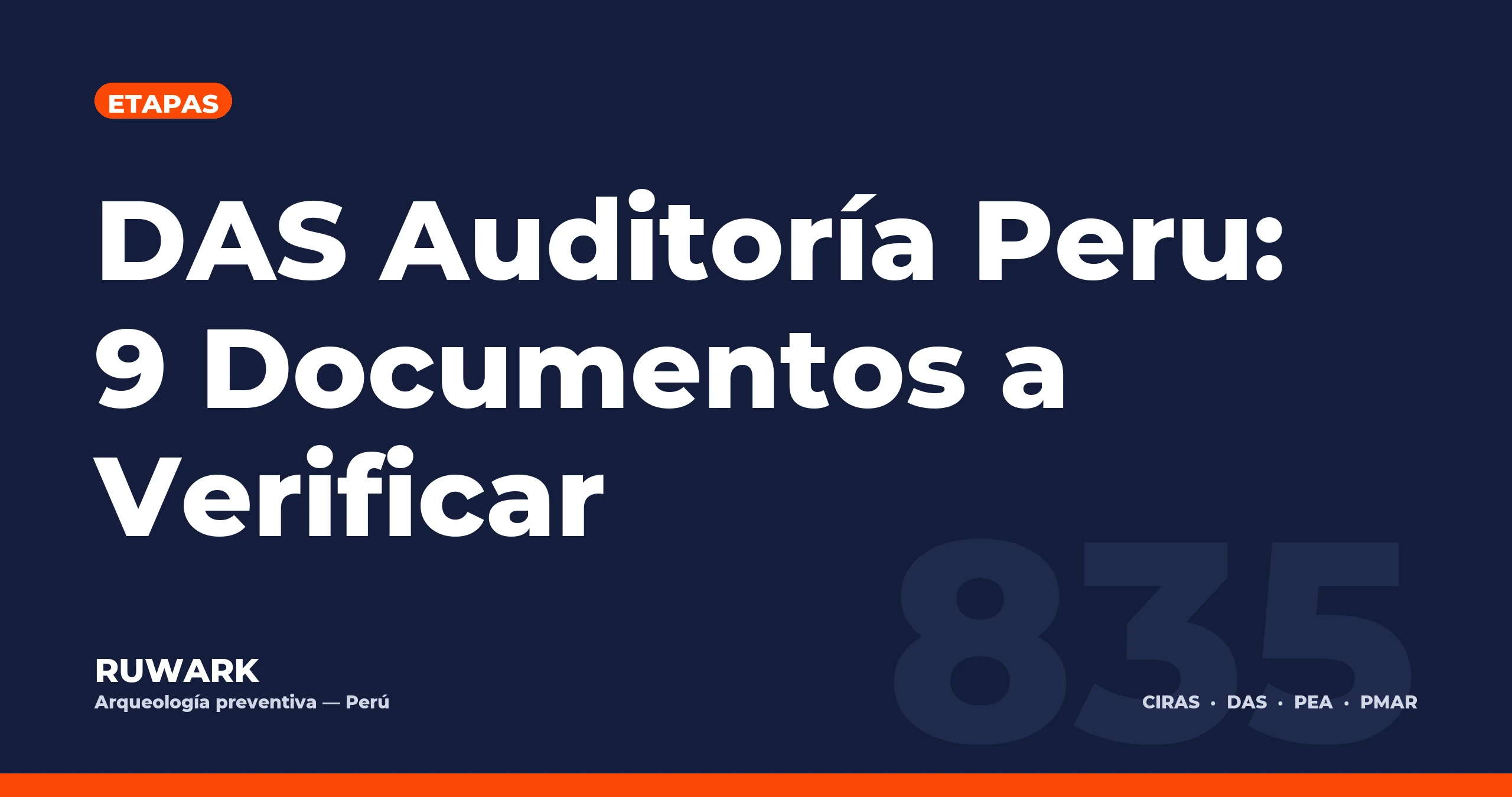 Portada blog 835 - DAS Auditoria Peru: 9 Documentos a Verificar