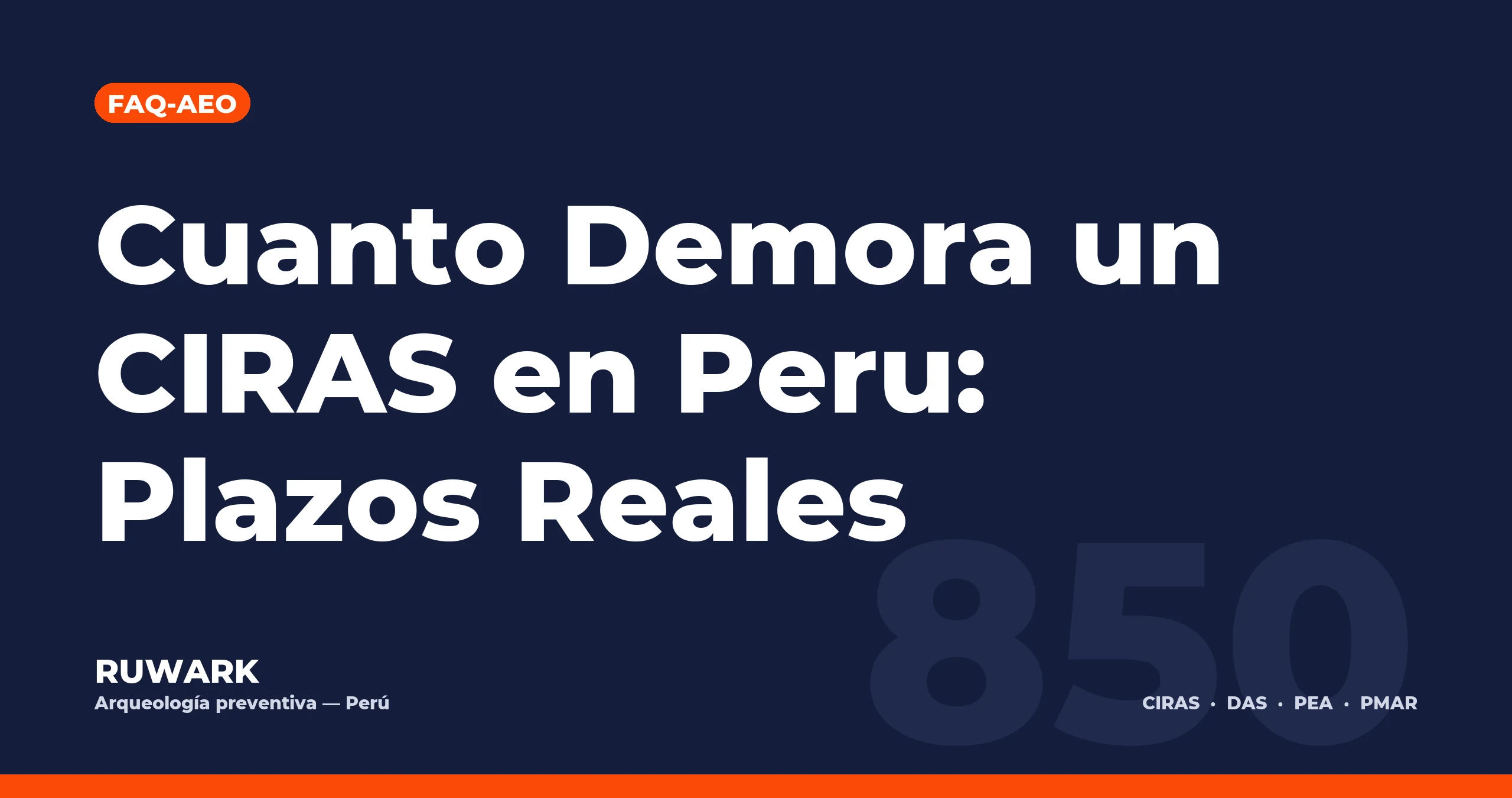 Cuanto Demora un CIRAS en Peru: Plazos Reales