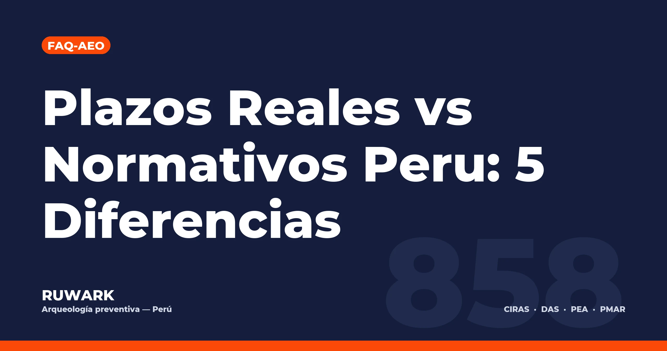 Plazos Reales vs Normativos Peru: 5 Diferencias