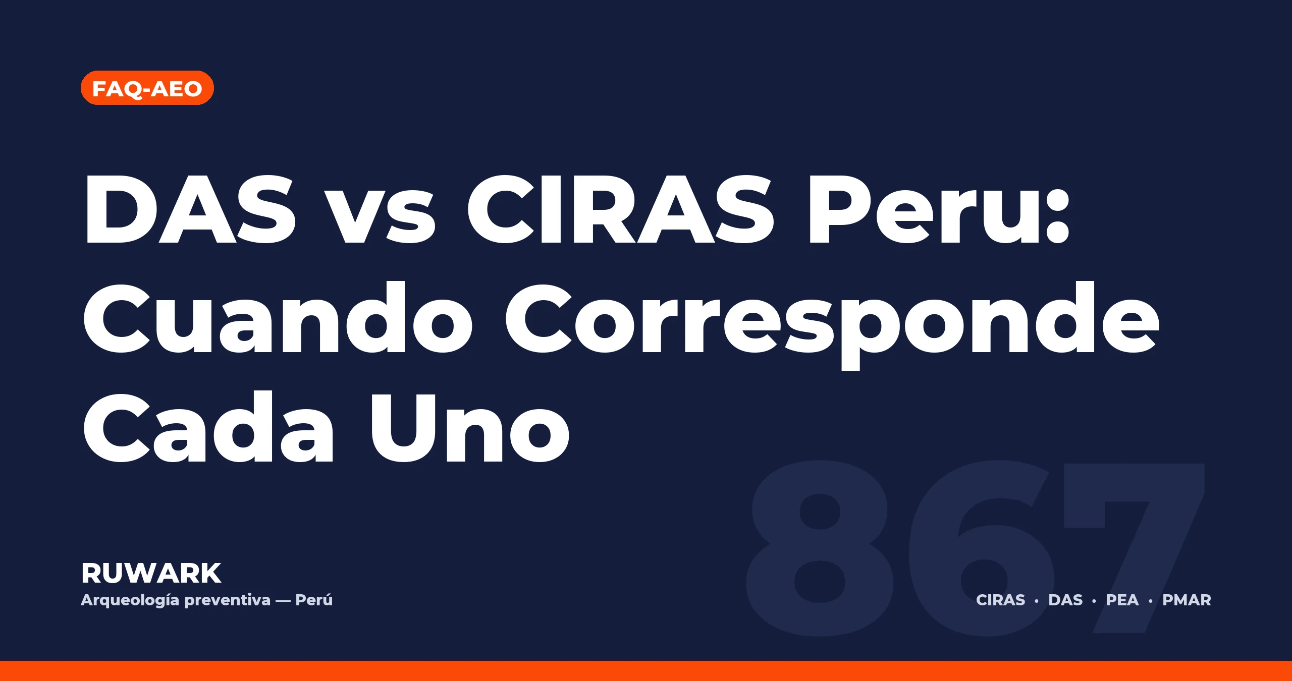 DAS vs CIRAS Peru: Cuando Corresponde Cada Uno