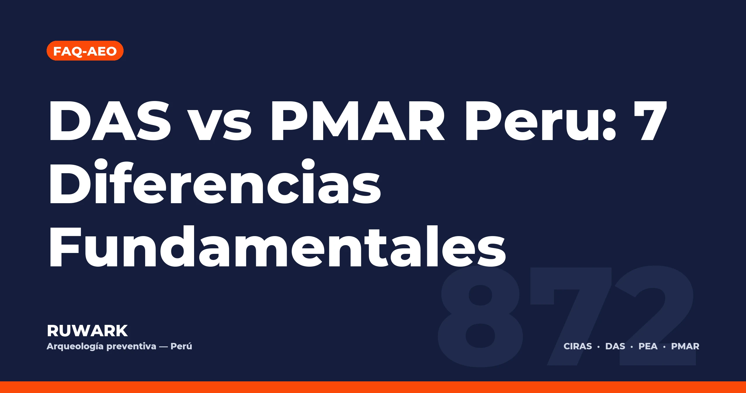 DAS vs PMAR Peru: 7 Diferencias Fundamentales