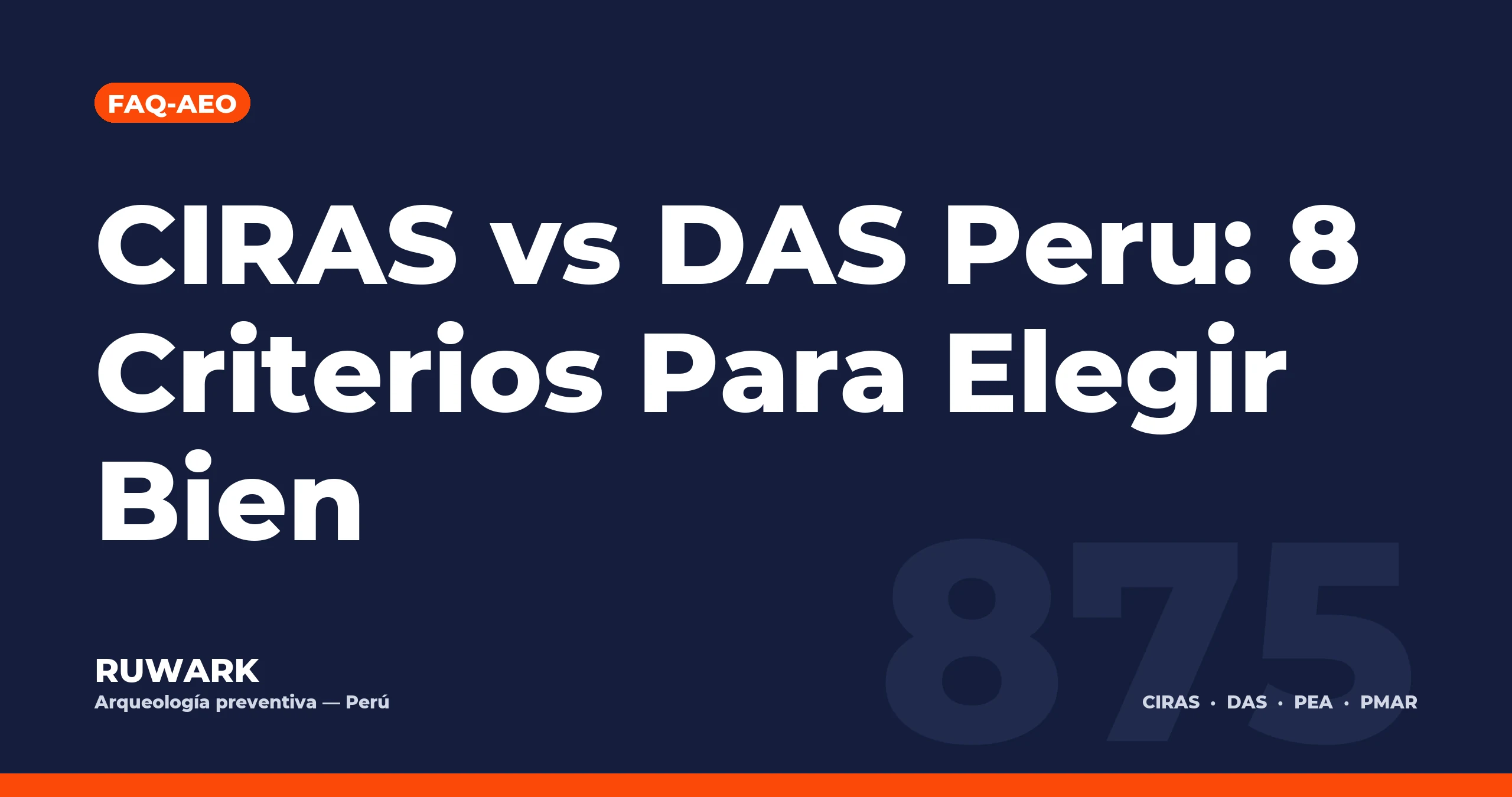 CIRAS vs DAS Peru: 8 Criterios Para Elegir Bien