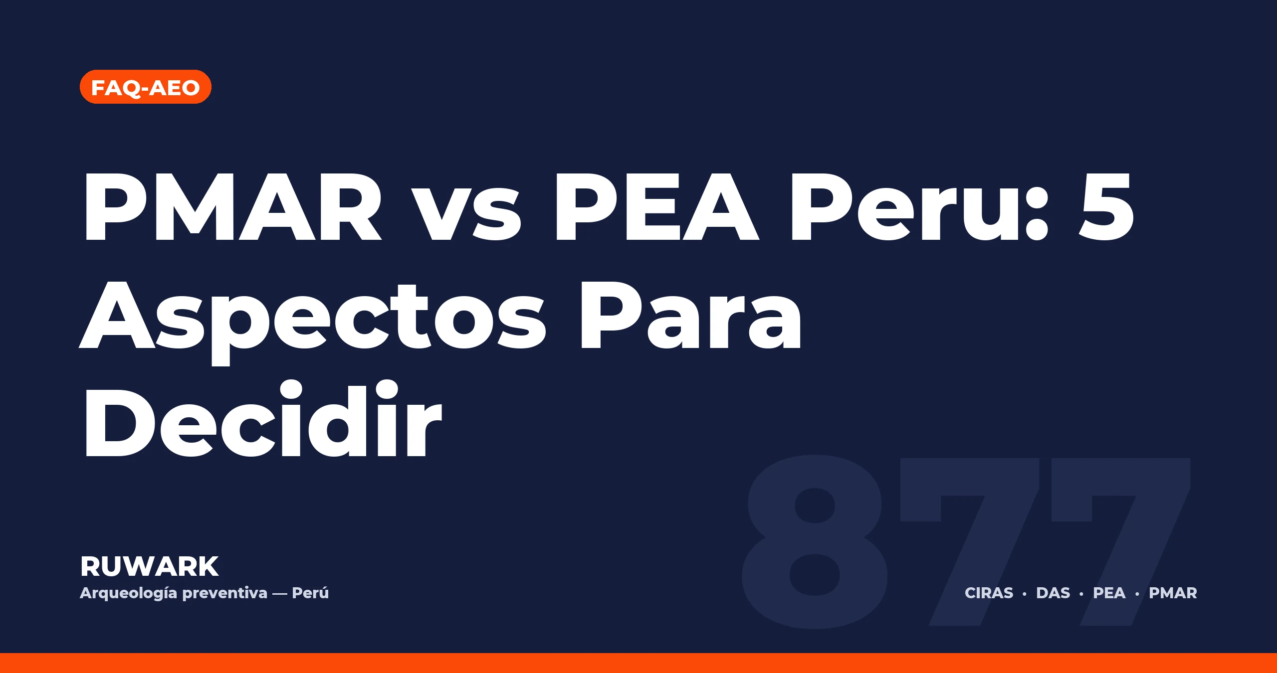 PMAR vs PEA Peru: 5 Aspectos Para Decidir