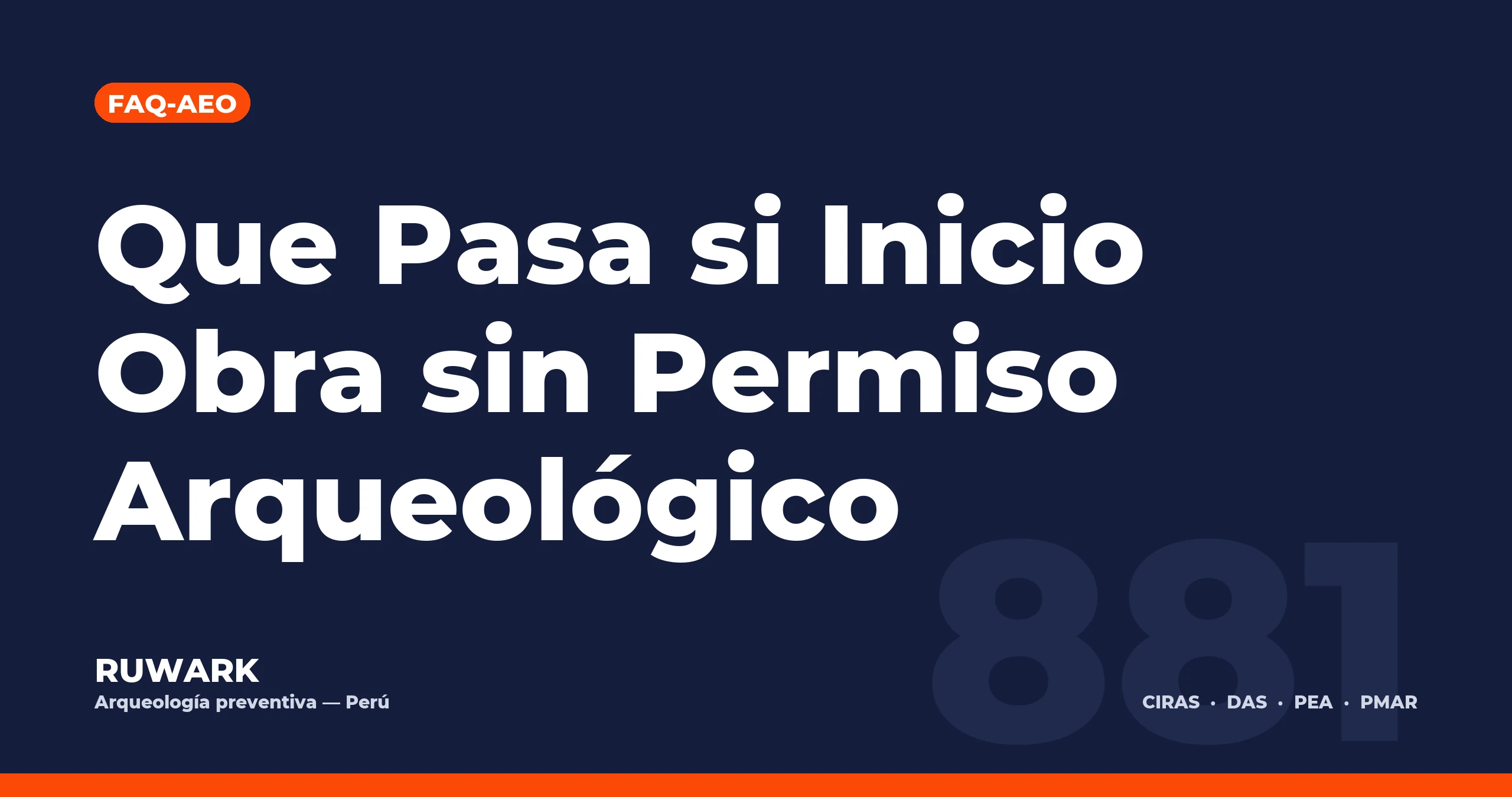 Que Pasa si Inicio Obra sin Permiso Arqueologico