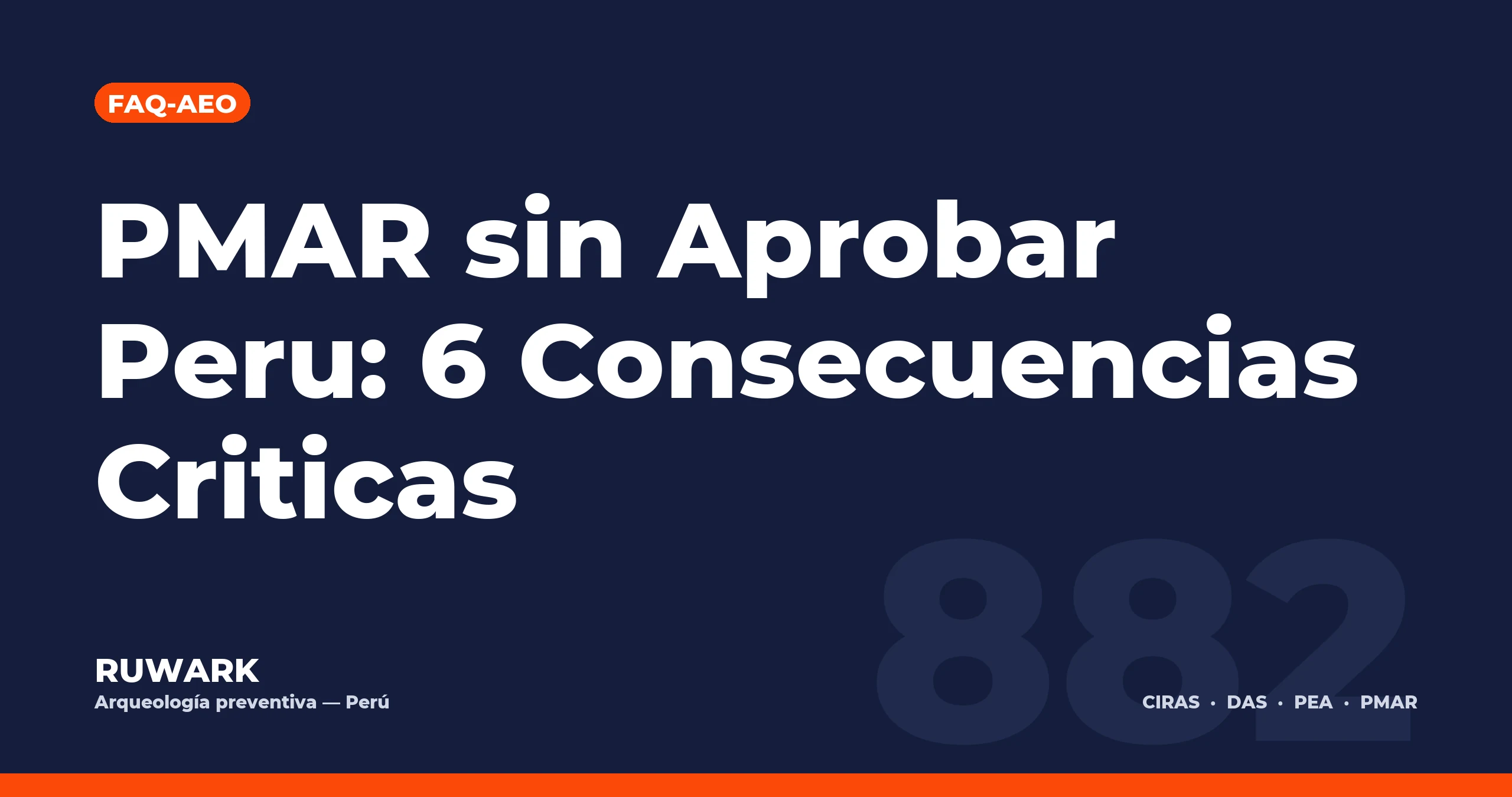 PMAR sin Aprobar Peru: 6 Consecuencias Criticas