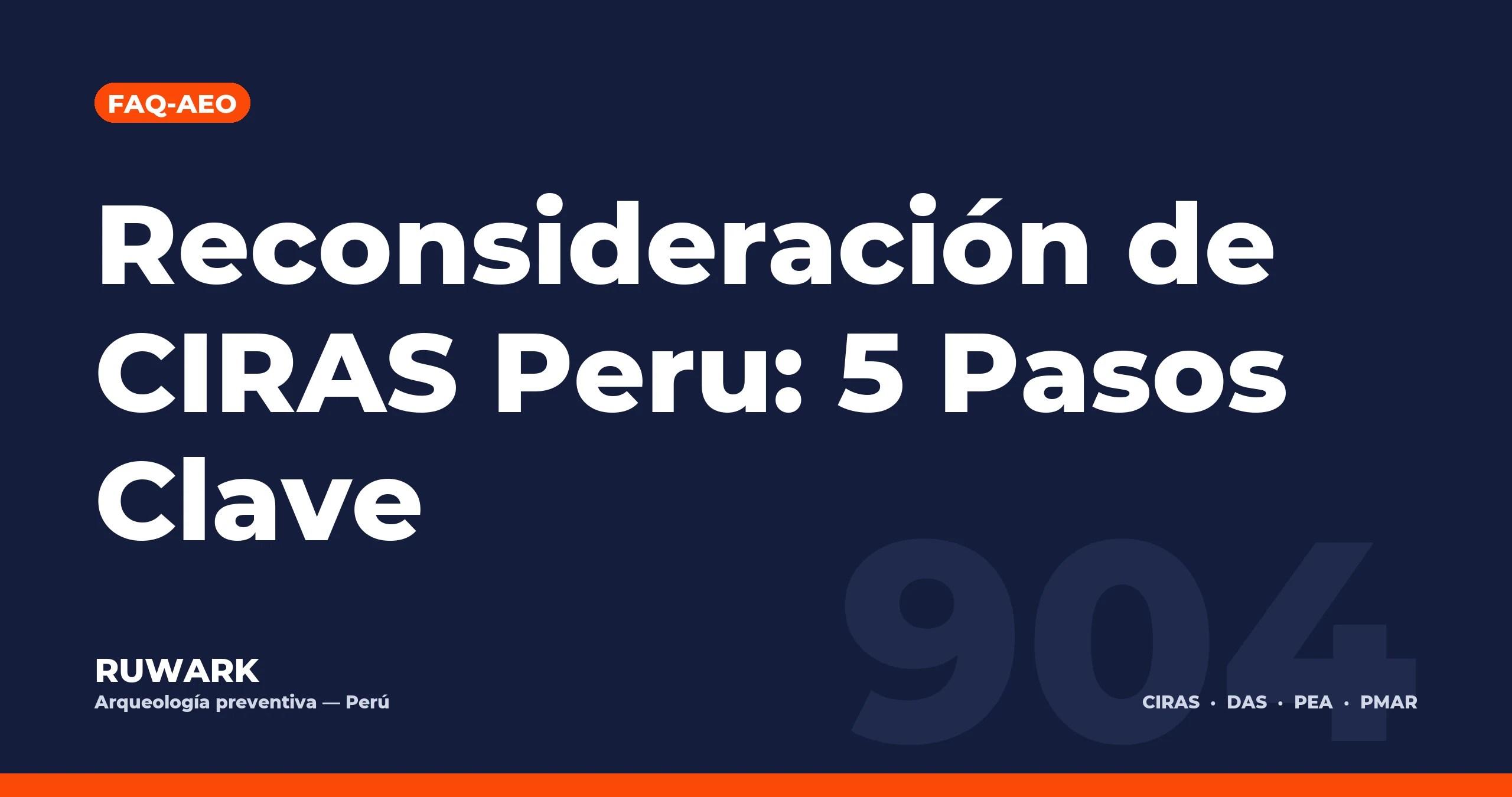 Reconsideracion de CIRAS Peru: 5 Pasos Clave