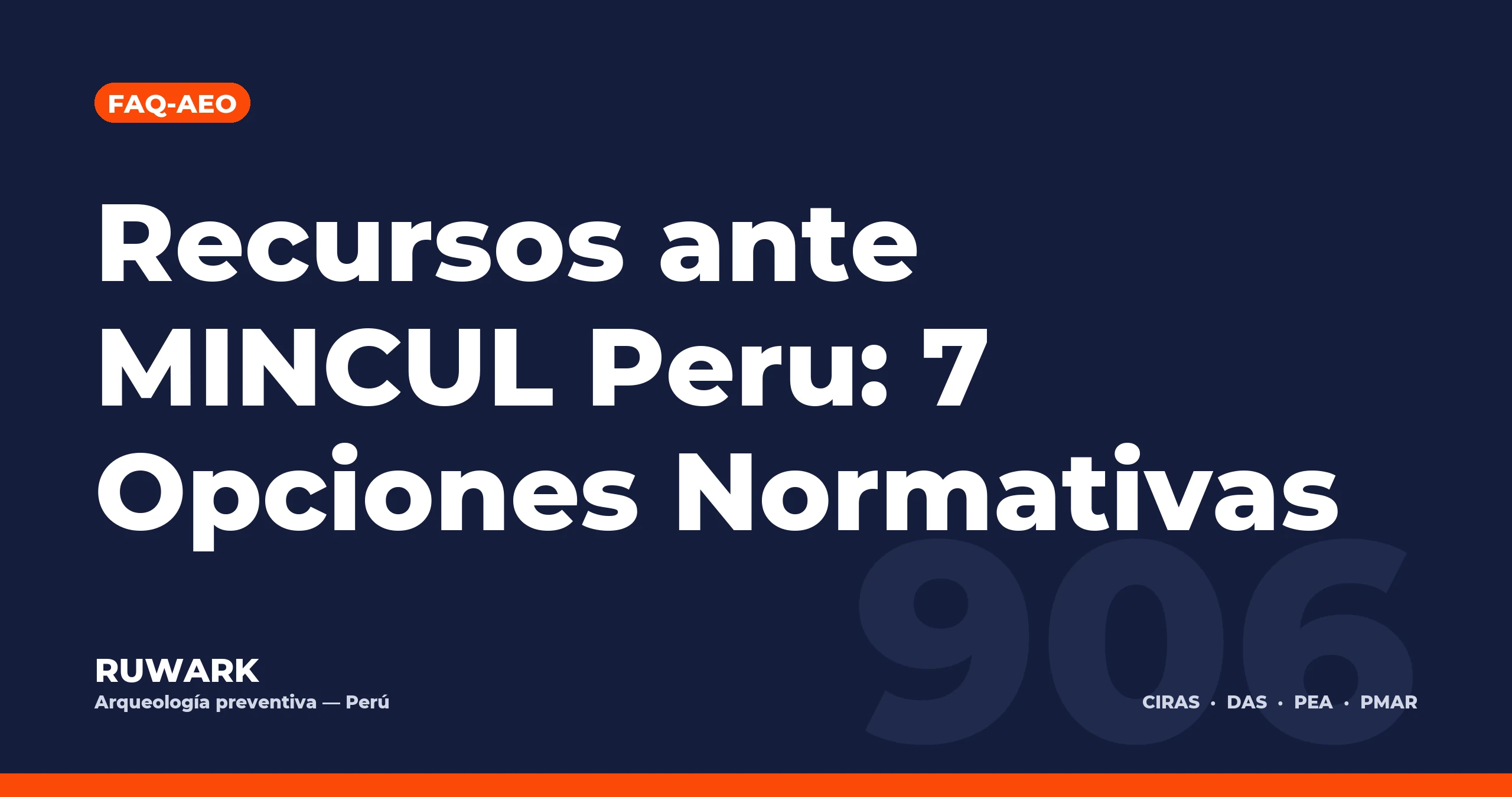 Recursos ante MINCUL Peru: 7 Opciones Normativas