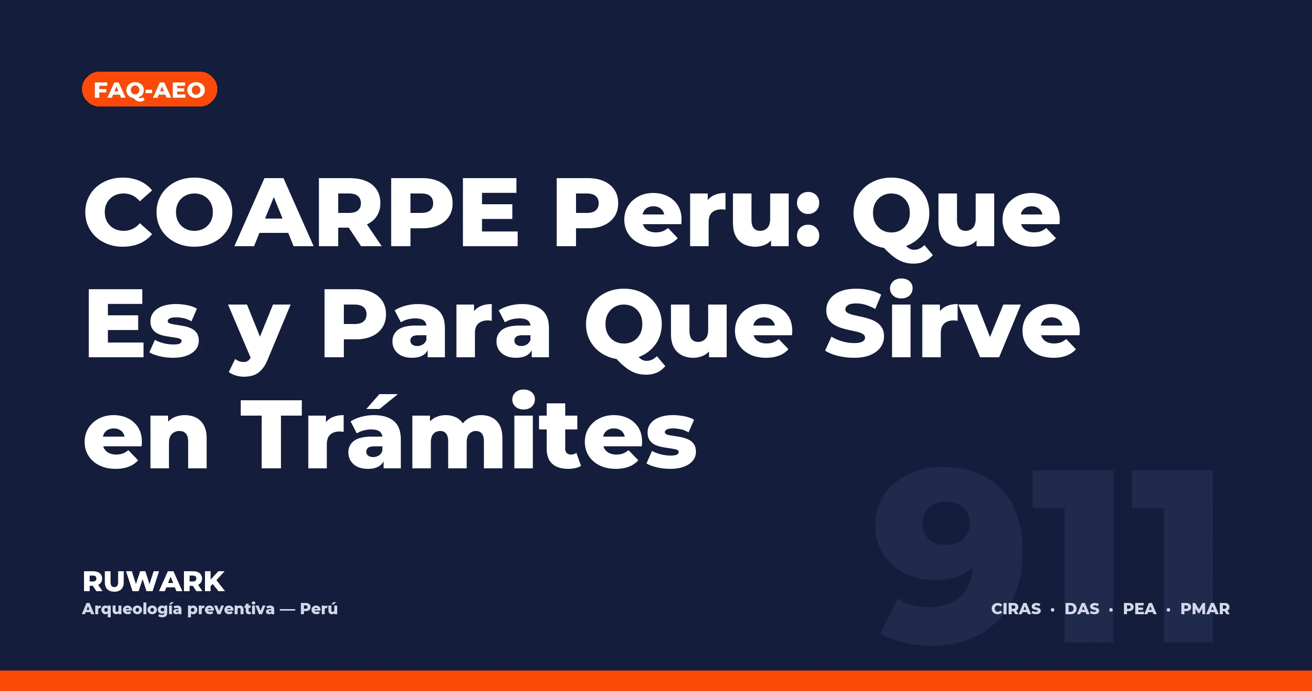 COARPE Peru: Que Es y Para Que Sirve en Tramites