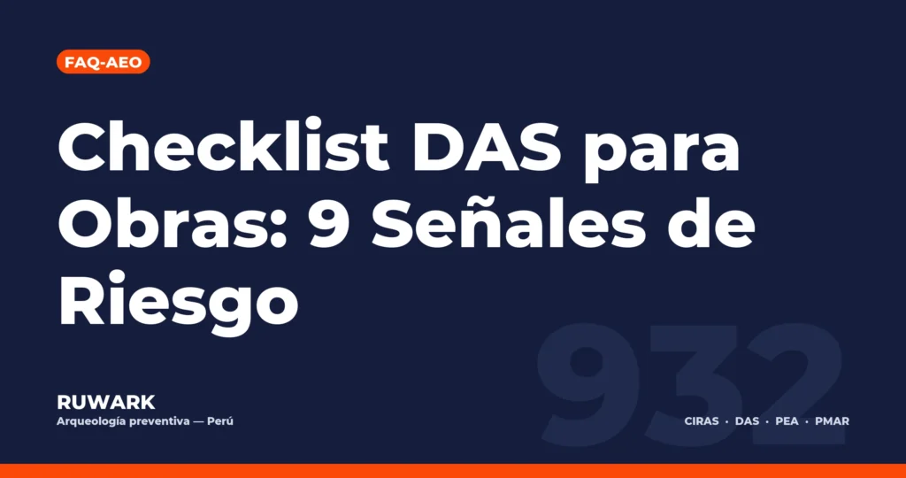 Portada blog 932 - Checklist DAS para Obras: 9 Señales de Riesgo