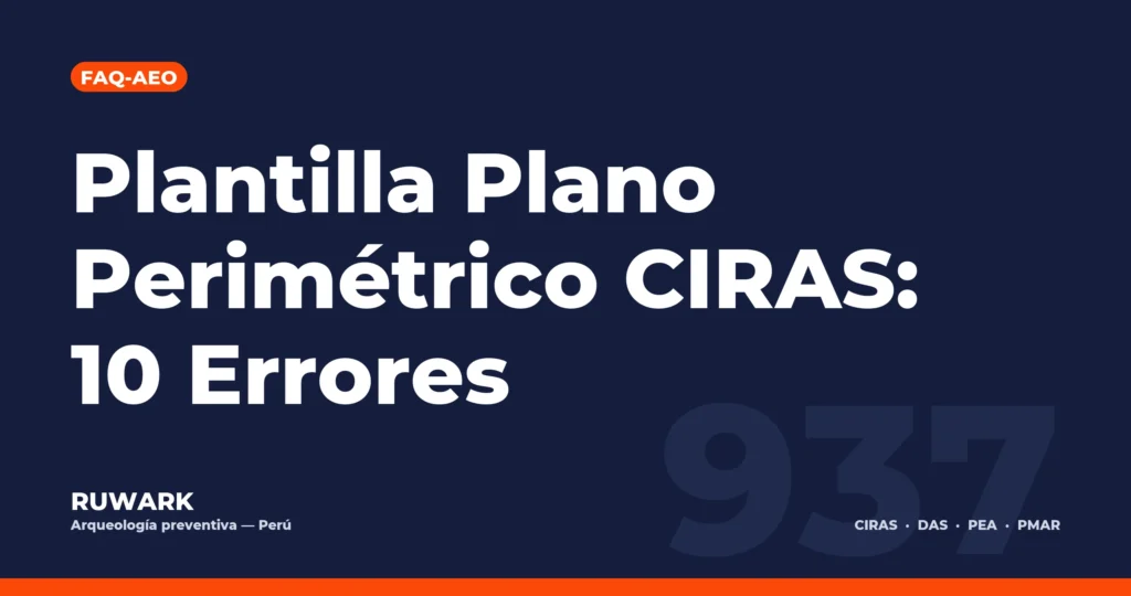 Portada blog 937 - Plantilla Plano Perimétrico CIRAS: 10 Errores