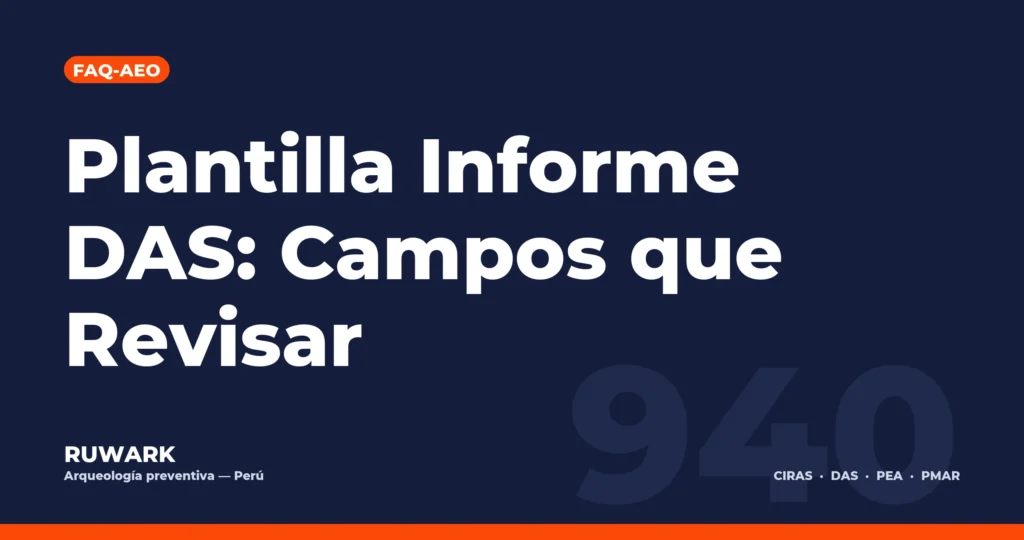Portada blog 940 - Plantilla Informe DAS: Campos que Revisar