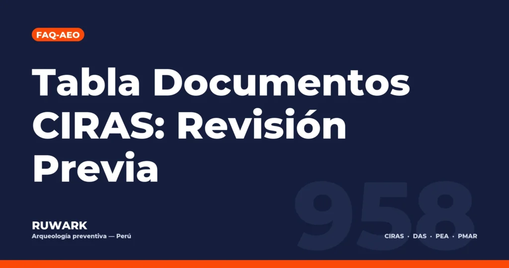 Portada blog 958 - Tabla Documentos CIRAS: Revisión Previa