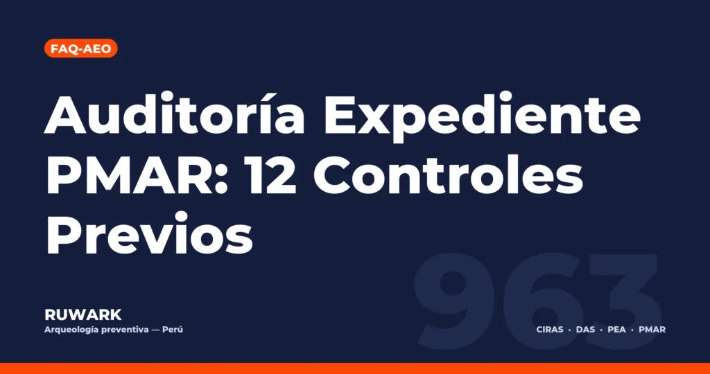 Portada blog 963 - Auditoría Expediente PMAR: 12 Controles Previos