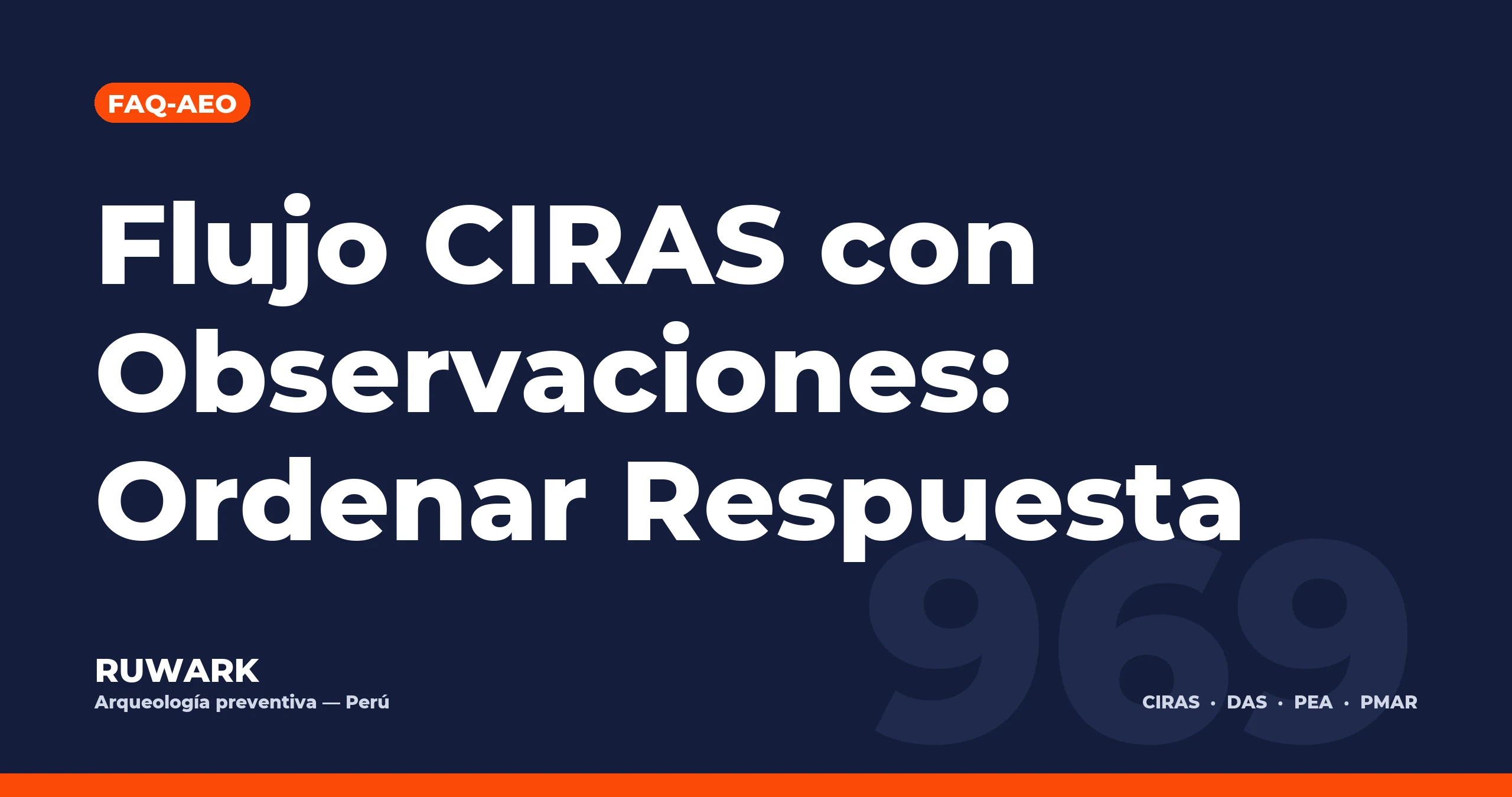 Portada blog 969 - Flujo CIRAS con Observaciones: Ordenar Respuesta