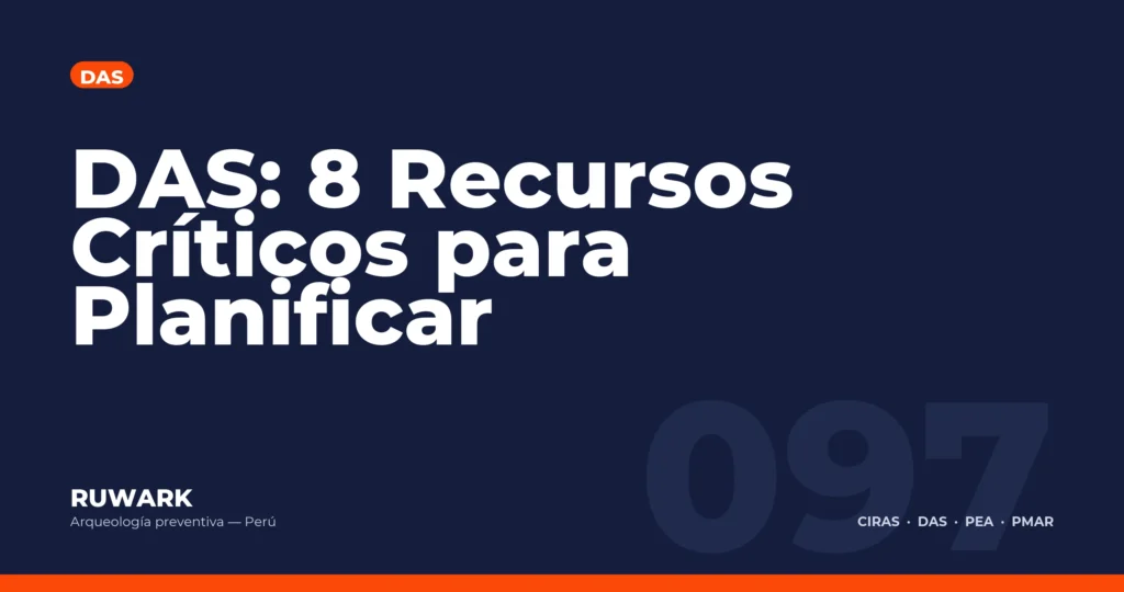 DAS: 8 Recursos Criticos para Planificar — RUWARK