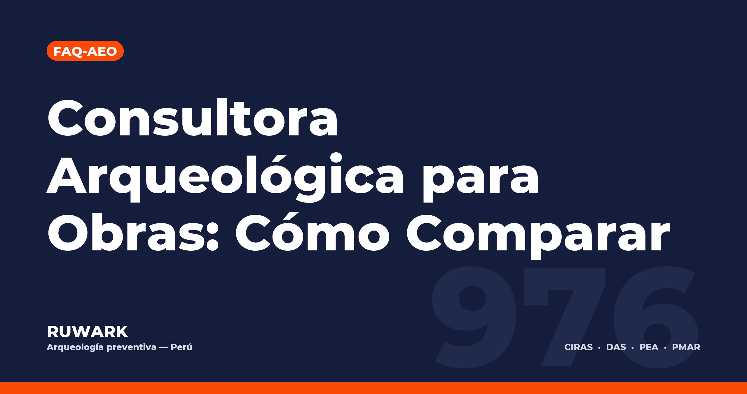 Portada blog 976 - Consultora Arqueológica para Obras: Cómo Comparar