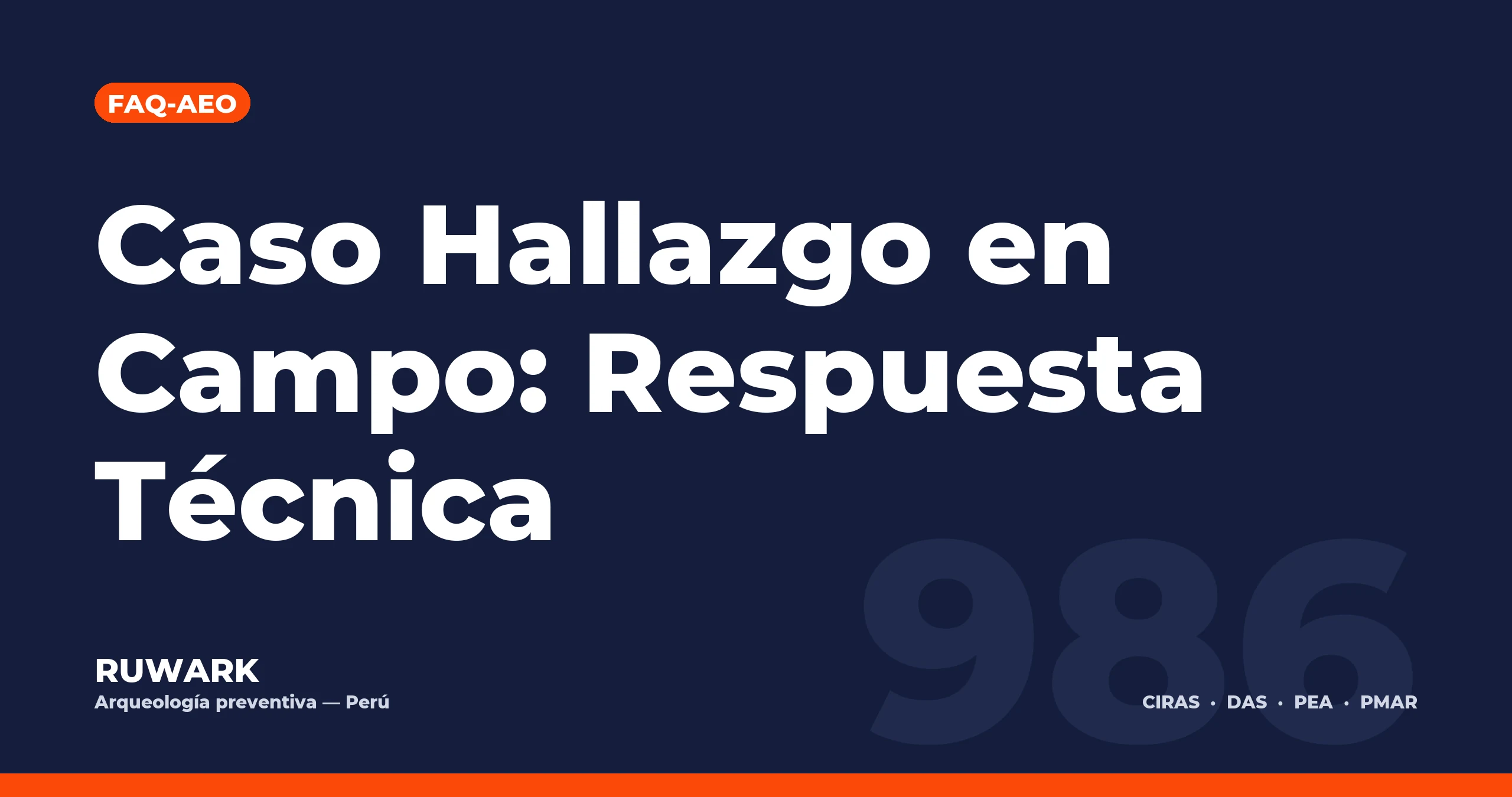 Portada blog 986 - Caso Hallazgo en Campo: Respuesta Técnica
