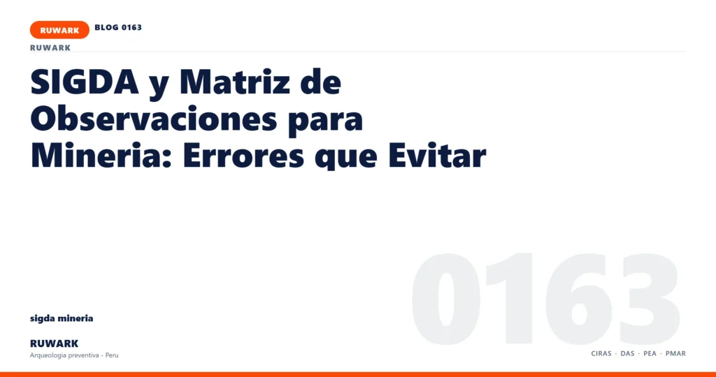 zona - RUWARK arqueologia preventiva Peru