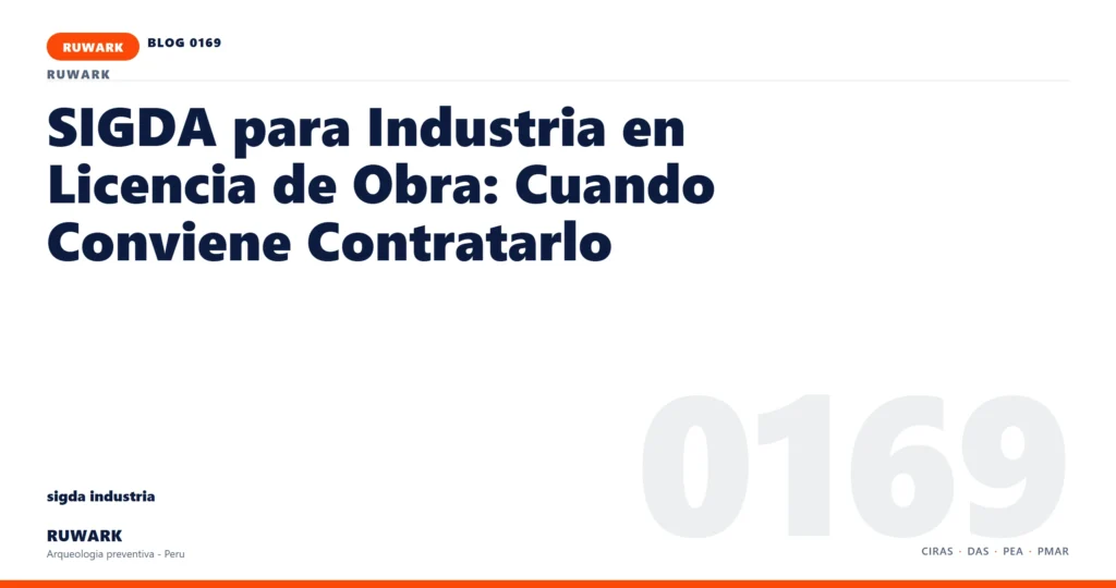 obra - RUWARK arqueologia preventiva Peru