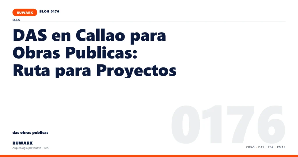 registro - RUWARK arqueologia preventiva Peru