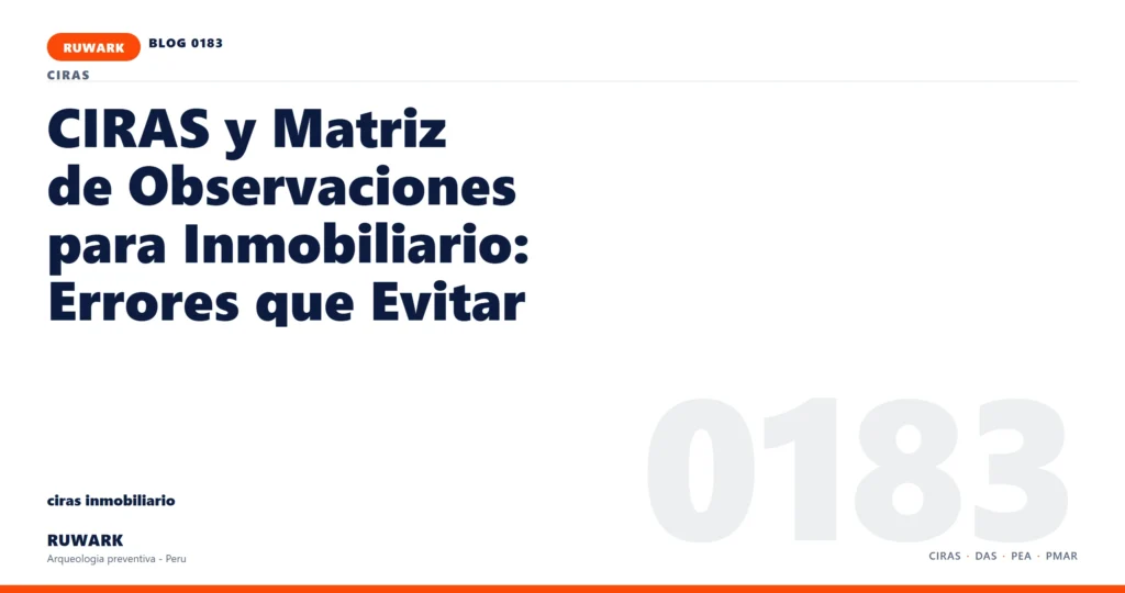 zona - RUWARK arqueologia preventiva Peru