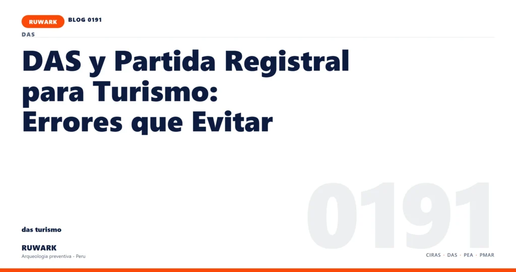 comunicacion - RUWARK arqueologia preventiva Peru