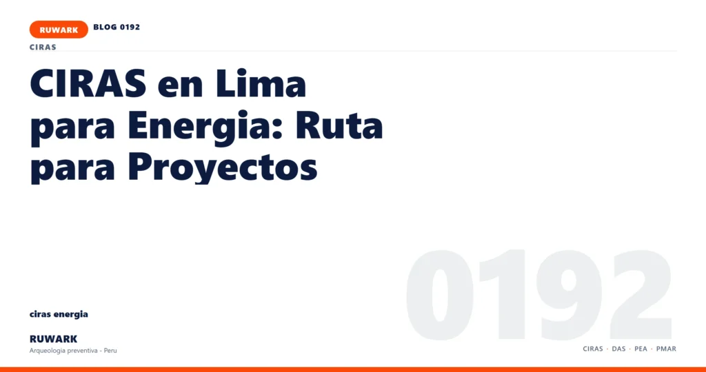 observacion - RUWARK arqueologia preventiva Peru