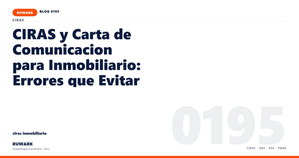 coordenadas - RUWARK arqueologia preventiva Peru