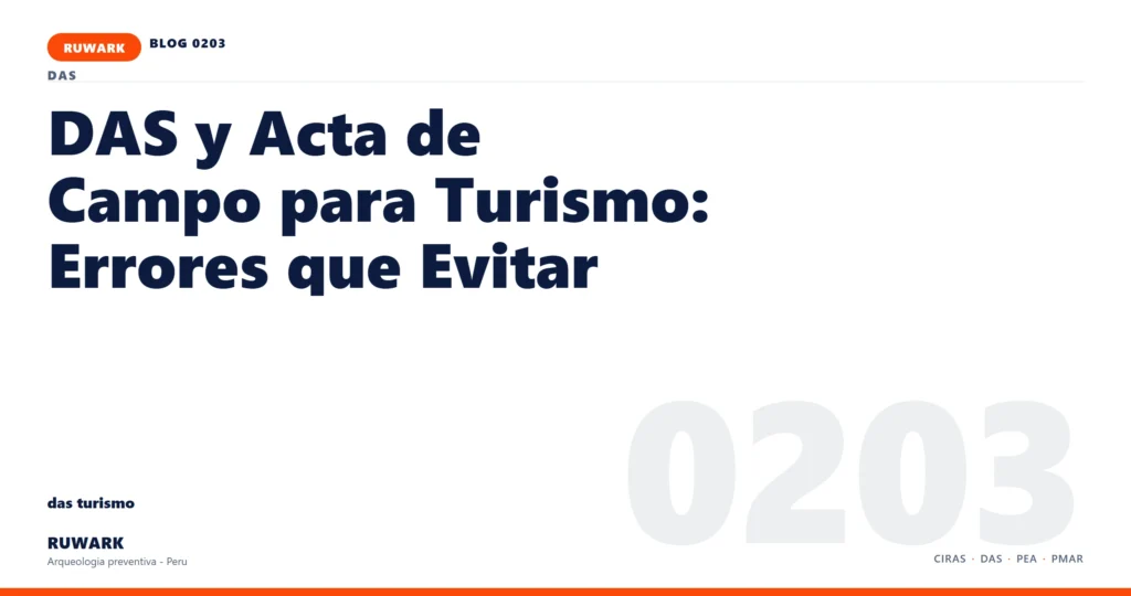 infraestructura - RUWARK arqueologia preventiva Peru