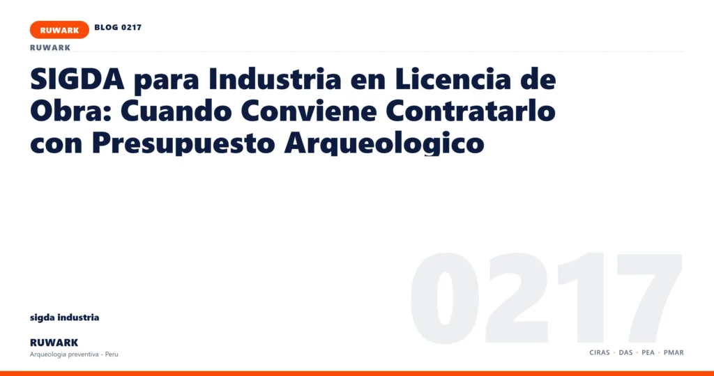 infraestructura - RUWARK arqueologia preventiva Peru