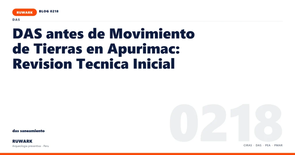 observacion - RUWARK arqueologia preventiva Peru