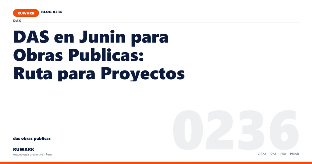registro - RUWARK arqueologia preventiva Peru