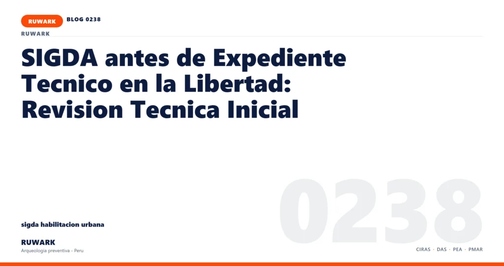 plano - RUWARK arqueologia preventiva Peru