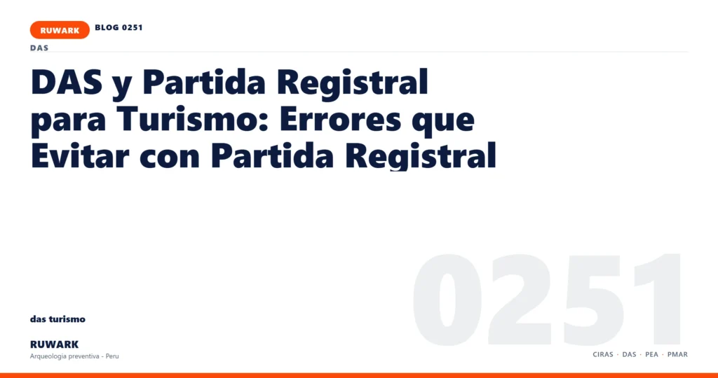 comunicacion - RUWARK arqueologia preventiva Peru