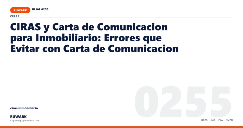 coordenadas - RUWARK arqueologia preventiva Peru