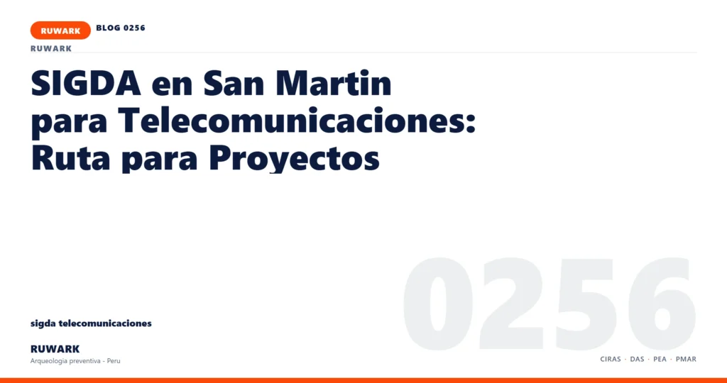 cronograma - RUWARK arqueologia preventiva Peru