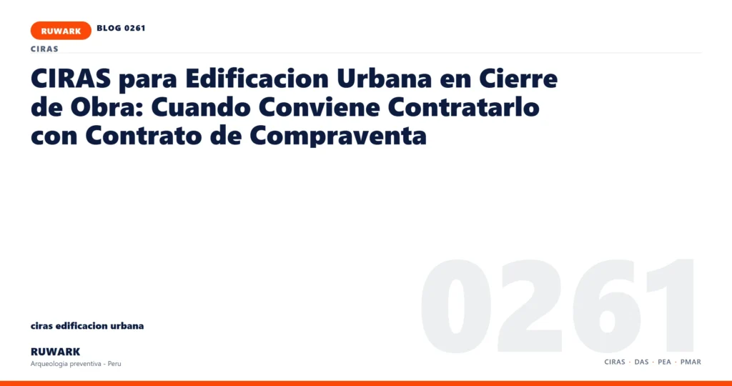 memoria - RUWARK arqueologia preventiva Peru