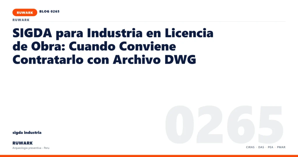 comunicacion - RUWARK arqueologia preventiva Peru