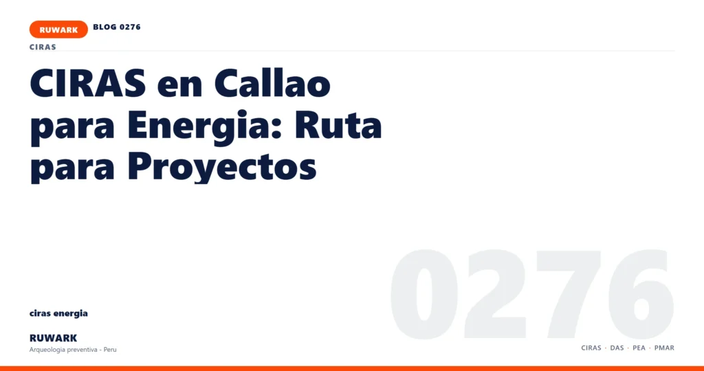 cronograma - RUWARK arqueologia preventiva Peru