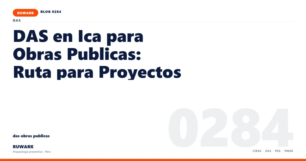 plano - RUWARK arqueologia preventiva Peru