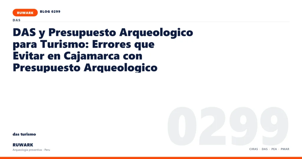 actas - RUWARK arqueologia preventiva Peru