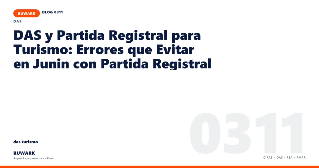 comunicacion - RUWARK arqueologia preventiva Peru