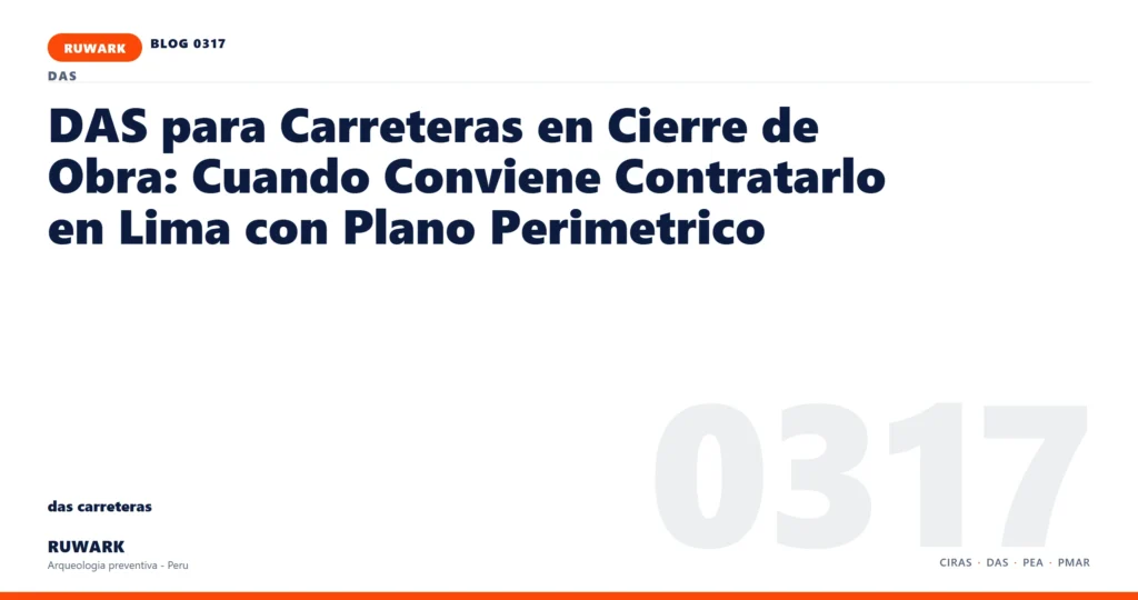 categoria - RUWARK arqueologia preventiva Peru
