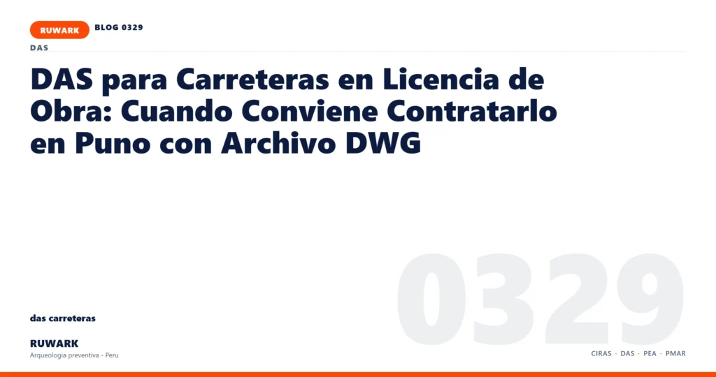 zona - RUWARK arqueologia preventiva Peru