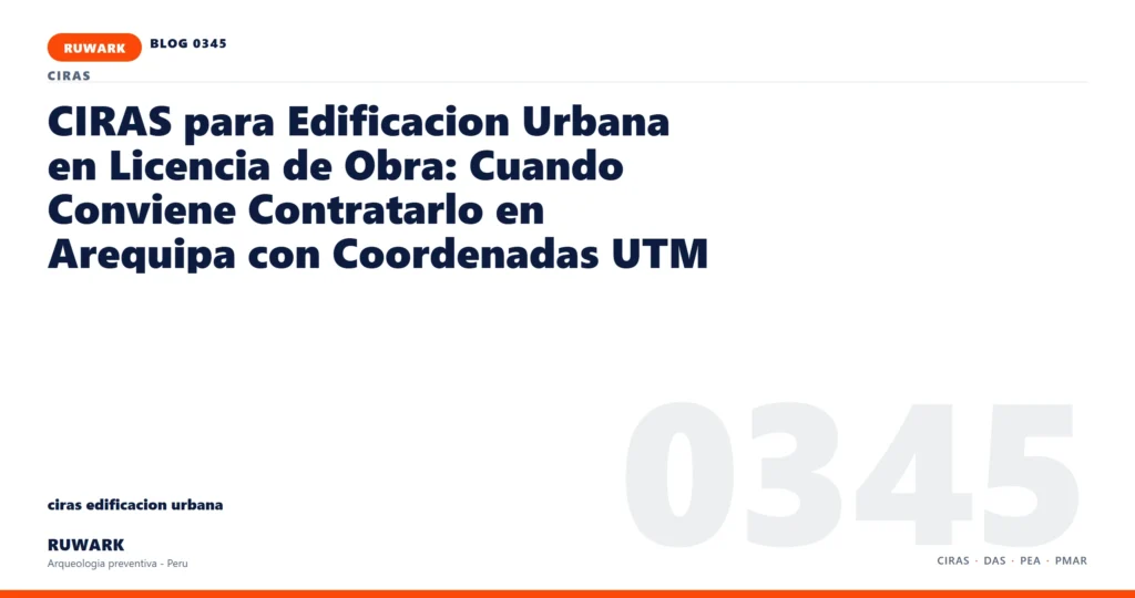 comunicacion - RUWARK arqueologia preventiva Peru