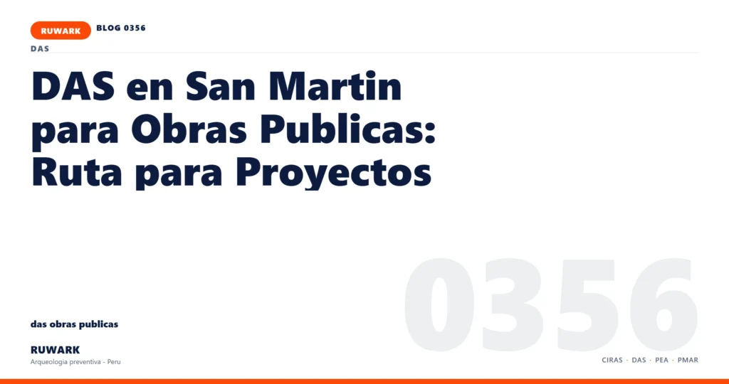 registro - RUWARK arqueologia preventiva Peru